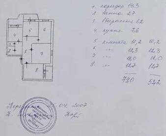 4-комн. вторичка, 82,9 м<sup>2</sup>, поверх 10/10